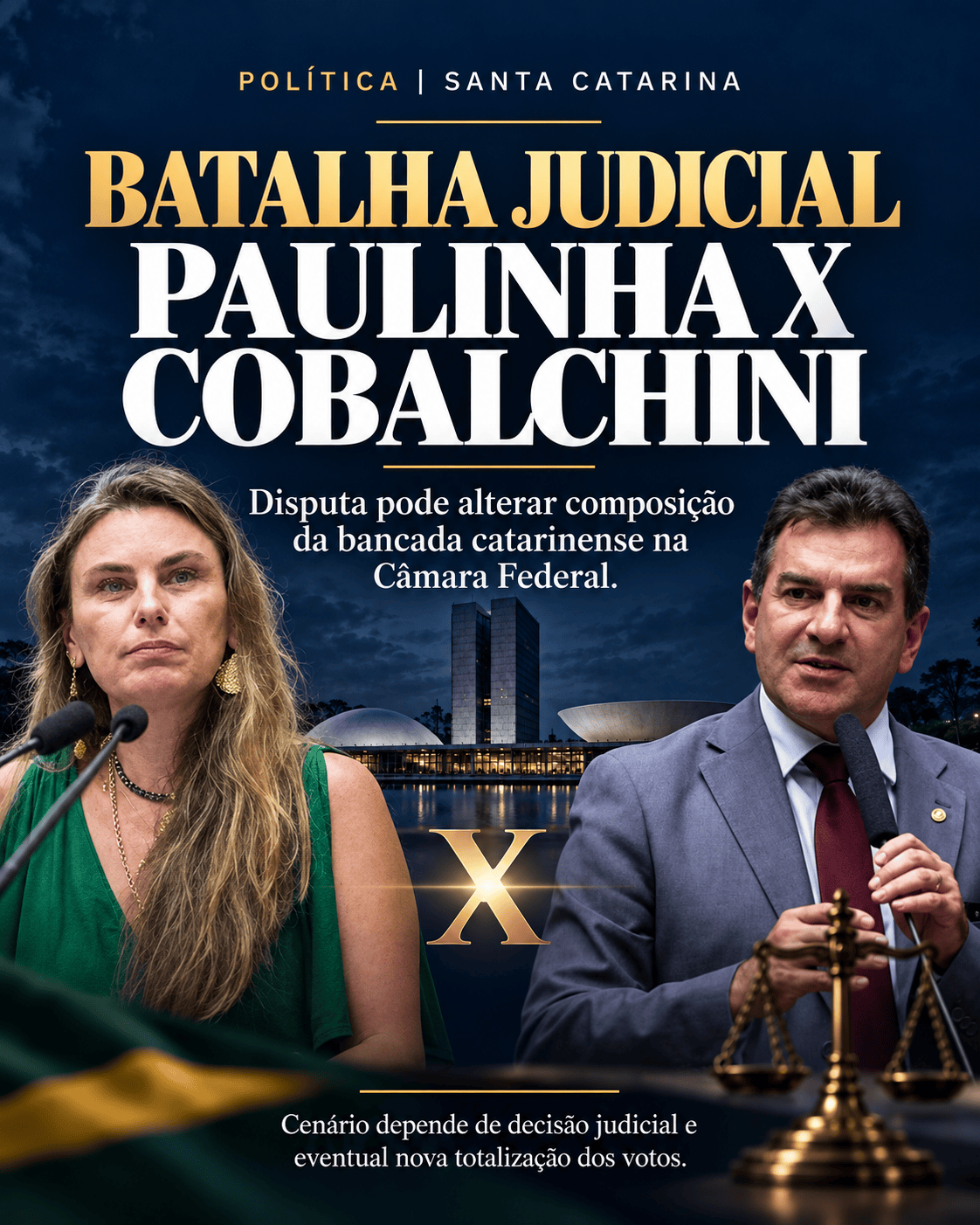 Disputa sobre votos de Bismark pode alterar bancada catarinense na Câmara&nbsp;Federal